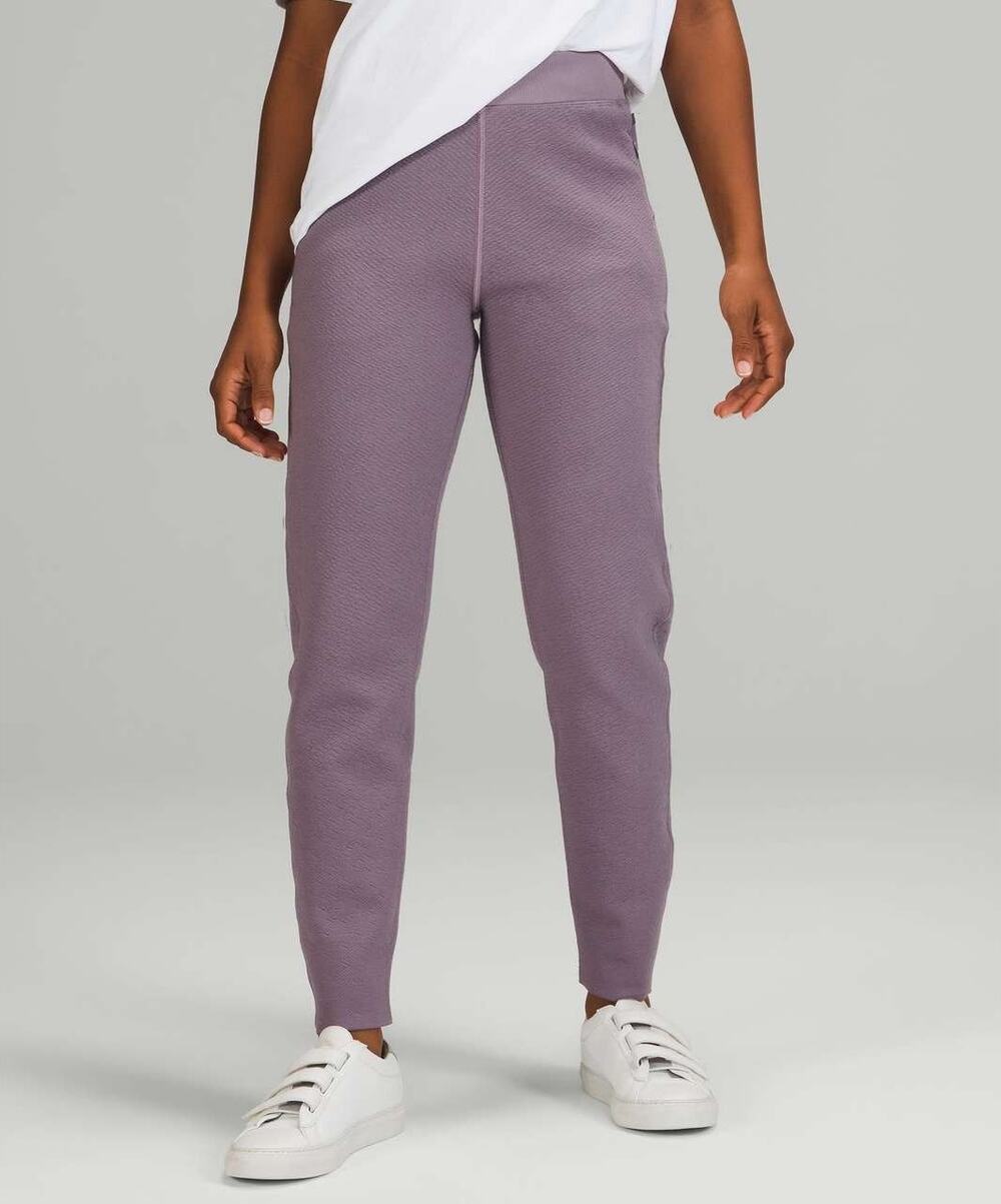 Lululemon Womens Wool End State Jogger Pants Size 4 Dusky Lavender Athleisure